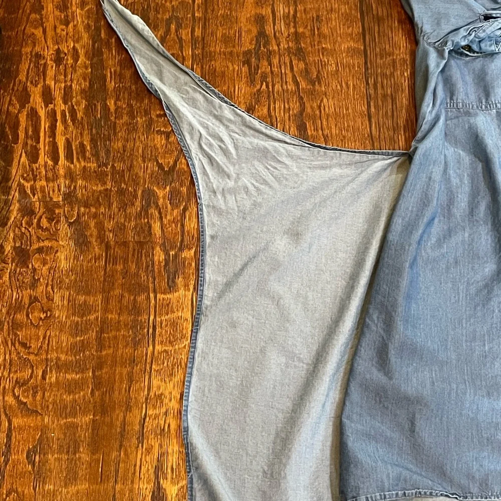 Michael Kors Chambray High Low Dress - Picture 7 of 12